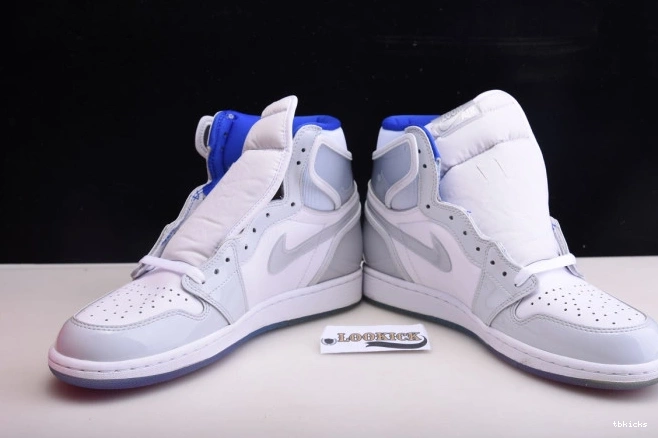 Cheap TB Air Zoom Jordan CK6637-104 Racer Retro 1 High White Blue 0825